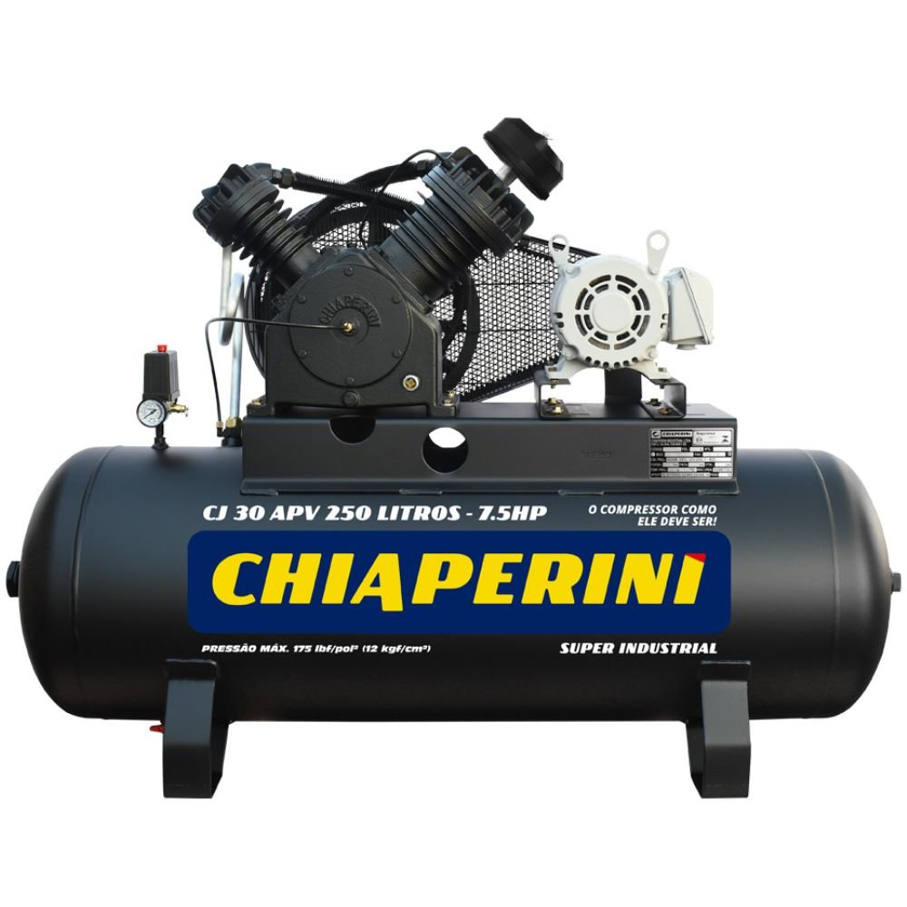 Compressor de Ar Alta Pressão CJ 30 PCM APV 250L Trifásico - CHIAPERINI-00702