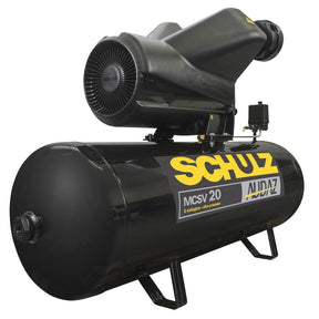 Compressor de Ar Audaz 5HP 20 Pés 200L 175lbf Trifásico 220/380V. - SCHULZ-MCSV20/200