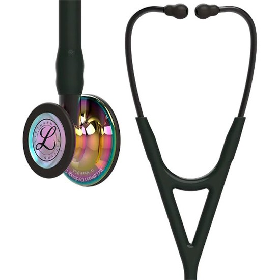 Estetoscópio Littmann Rainbow Alto Polimento Cardiology IV 6240 Tubo Preto - 3M-LITTMANN