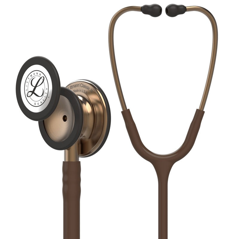 Estetoscópio 3M™ Littmann® Classic III™ 5809 Chocolate com Cobre Mate