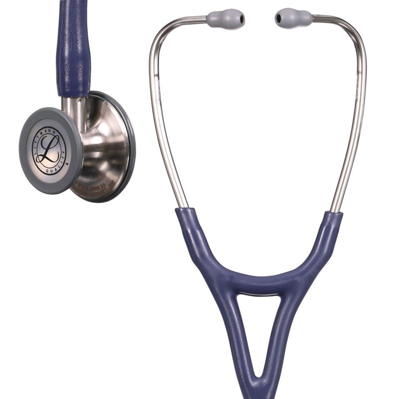 Estetoscópio 3M™ Littmann® Cardiology IV™ 6187C Azul Meia-Noite Cetim com Inox