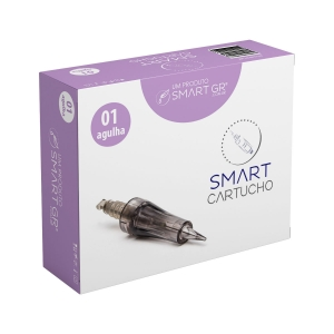 Cartucho Smart GR Derma Pen Preto 01 Agulha - Kit com 10 unidades